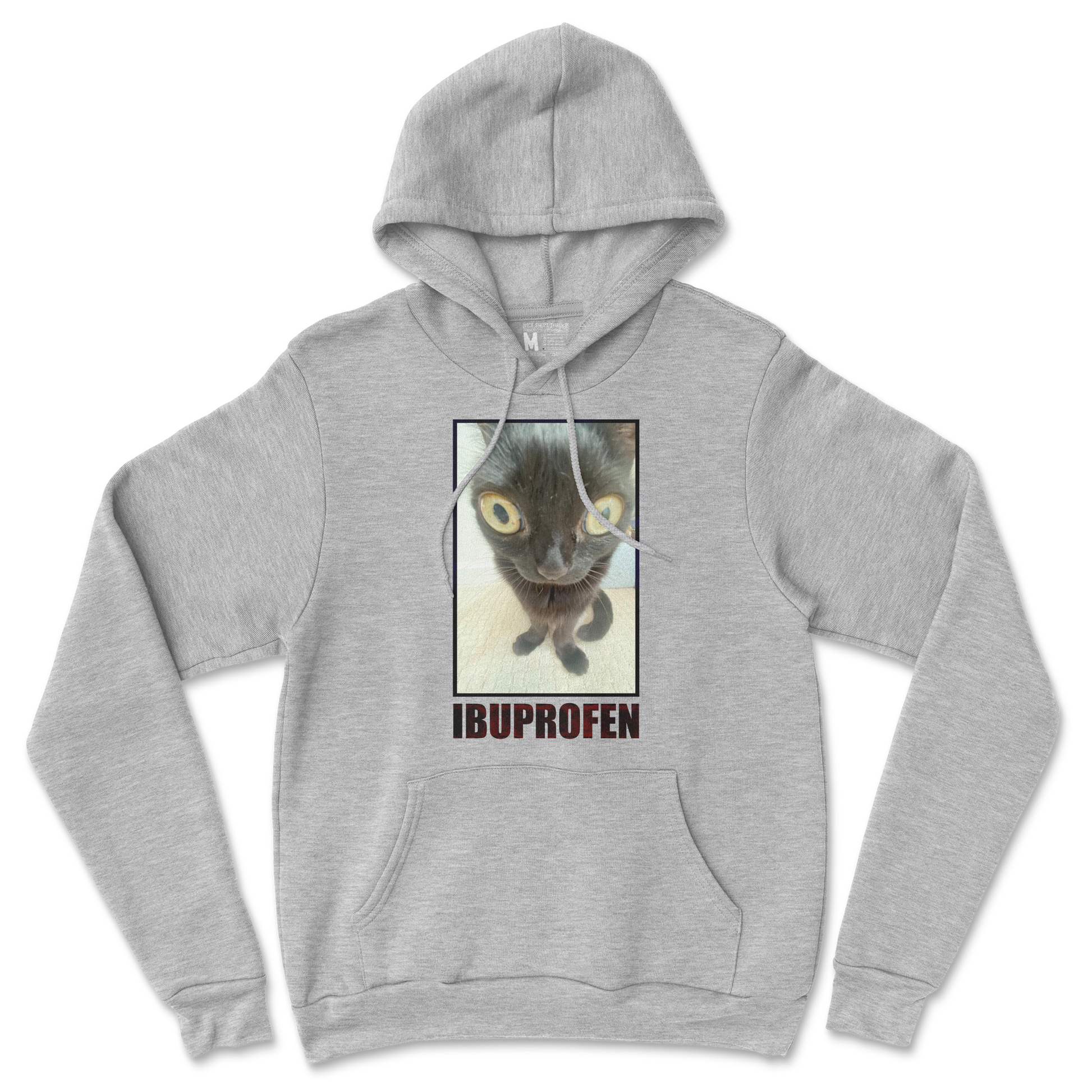 Gildan SoftStyle Hoodie Ibuprofen  in Grey-Heather