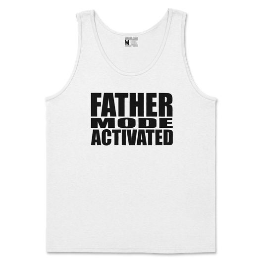 Gildan SoftStyle Tank Top Father Mode Activated in White