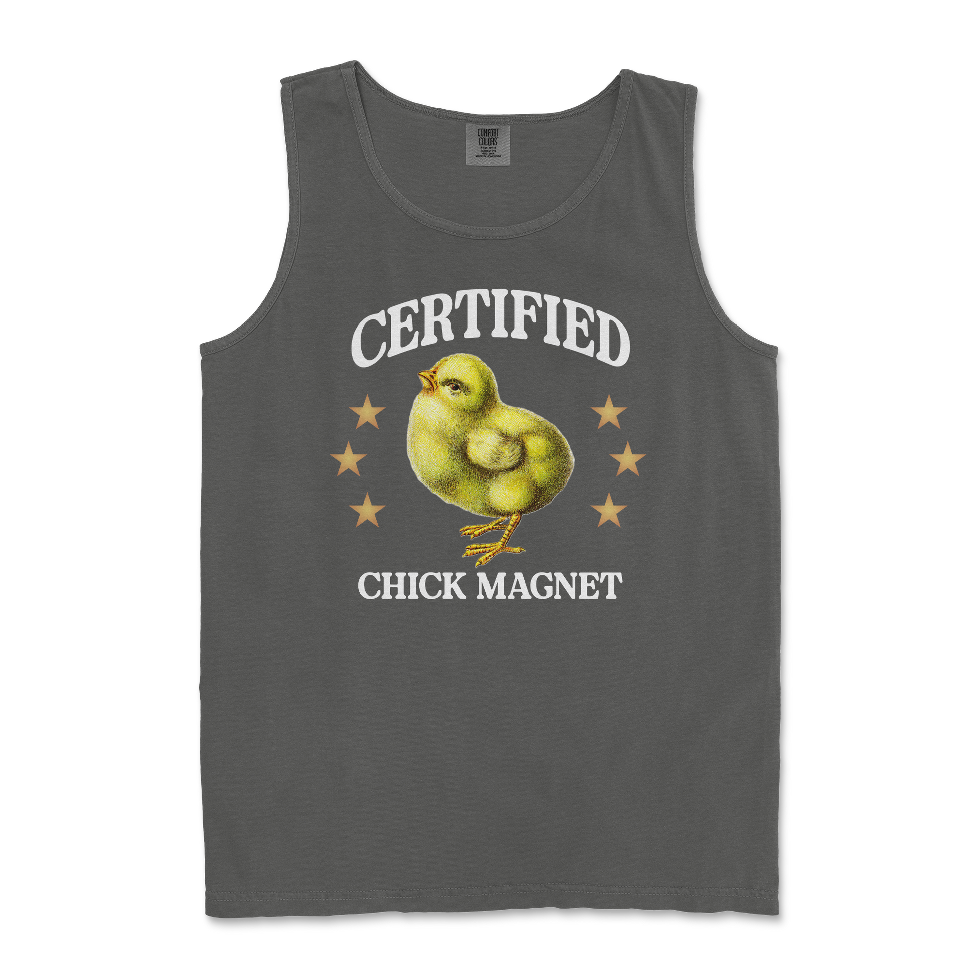 Comfort Colors Tank Top Chick Magnet in Pepper