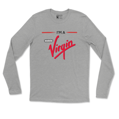 Gildan SoftStyle Long Sleeve Mobile Virgin in Sports Grey