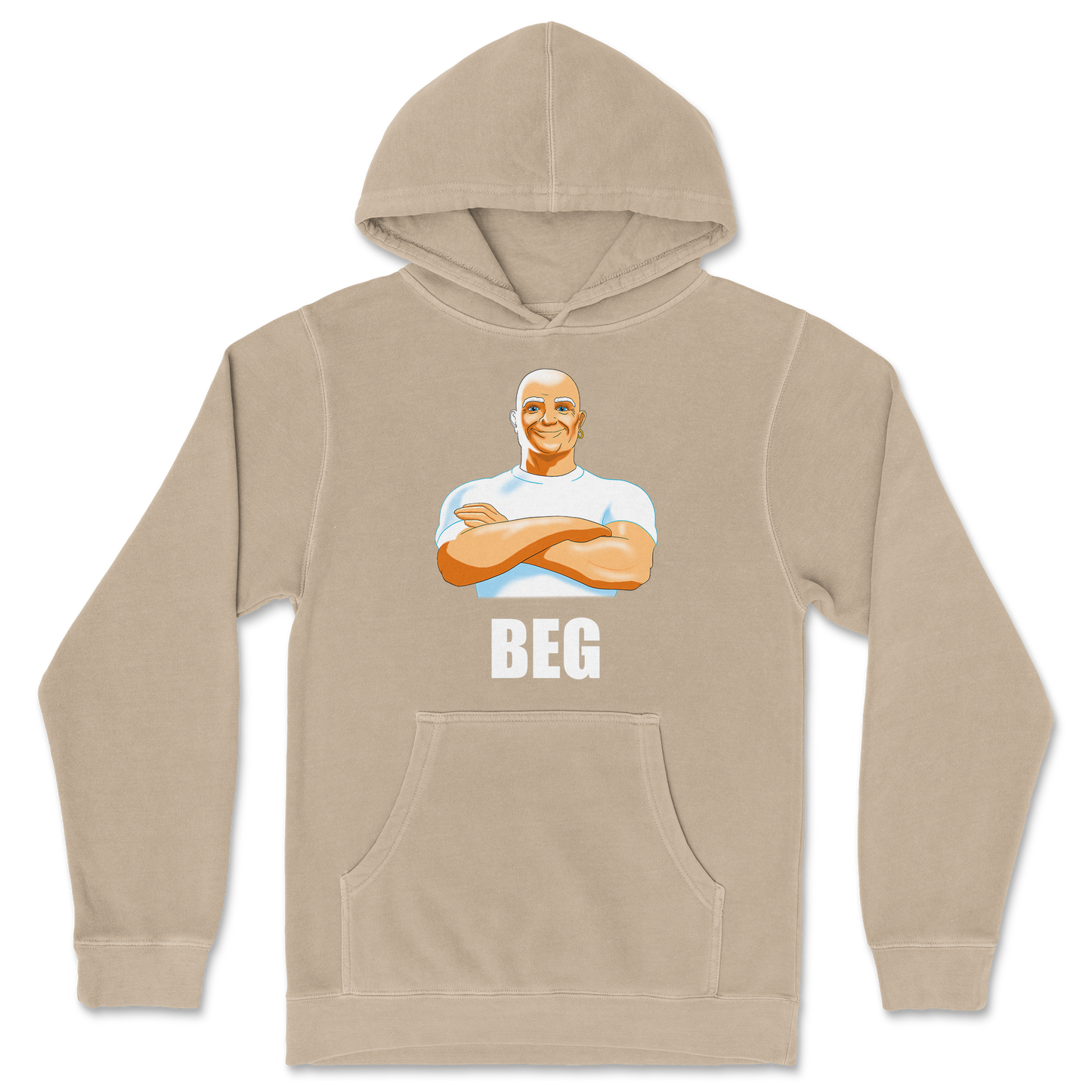 Independent Clothing Co. Hoodie Beg in Sandstone