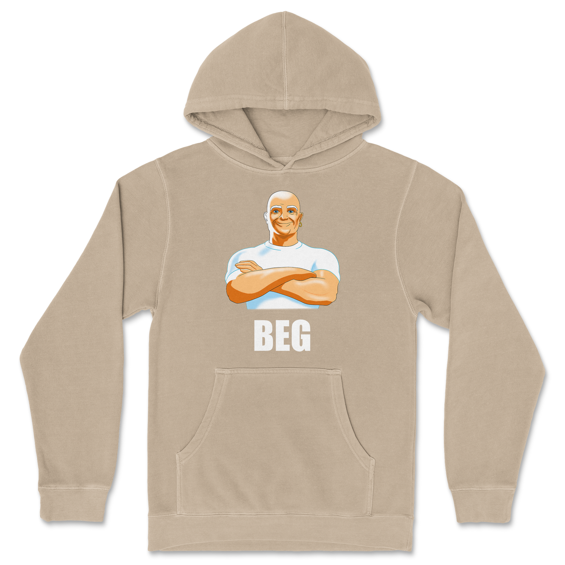 Independent Clothing Co. Hoodie Beg in Sandstone