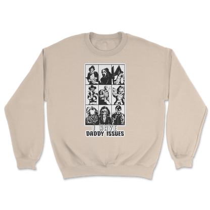 The Nice Shirt Crew Neck Daddy Issues  in Sand