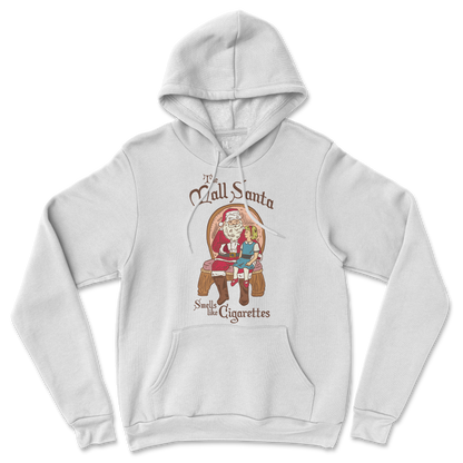 Gildan SoftStyle Hoodie Mall Santa  in White