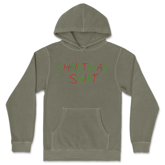 Independent Clothing Co. Hoodie Christmas Shirt in Olive