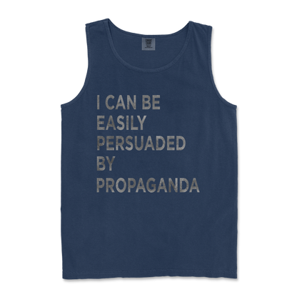 Comfort Colors Tank Top Propaganda in TrueNavy