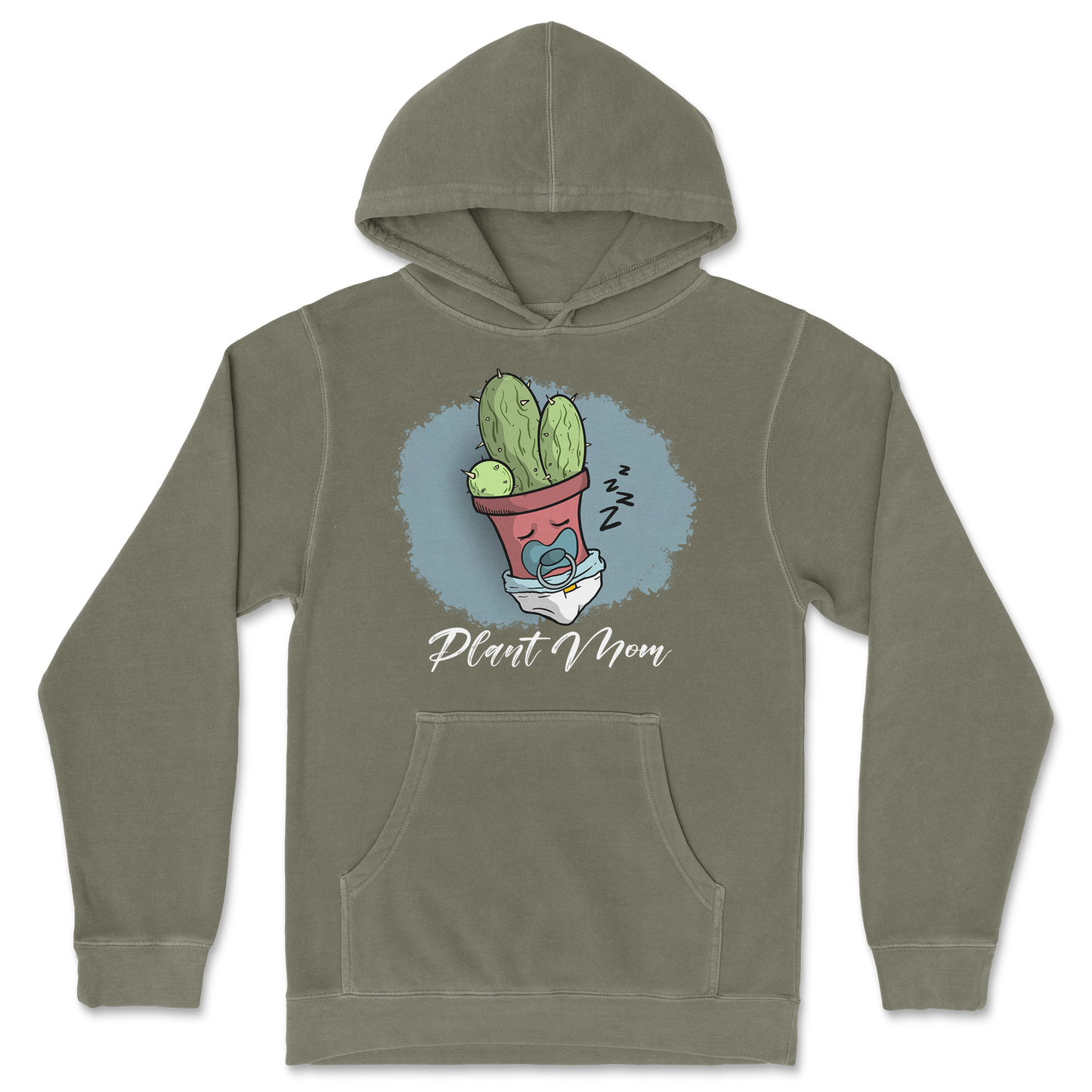 Independent Clothing Co. Hoodie Plant Mom 2 in Olive