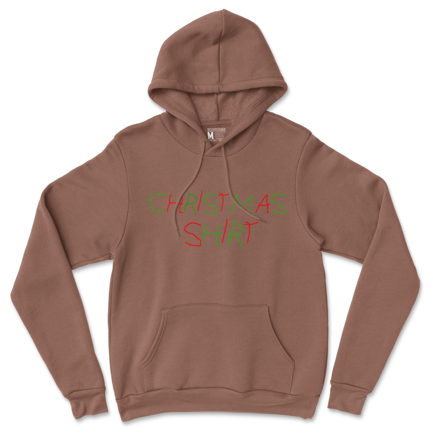 Gildan SoftStyle Hoodie Christmas Shirt in Cocoa