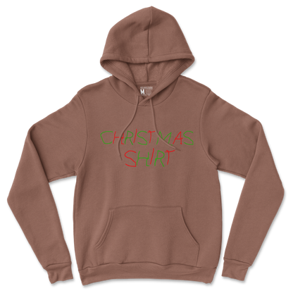 Gildan SoftStyle Hoodie Christmas Shirt in Cocoa