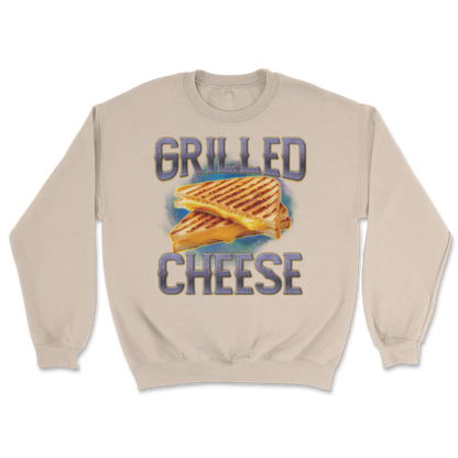 The Nice Shirt Crew Neck Grilled Cheese  in Sand