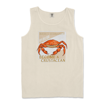 Comfort Colors Tank Top Embrace the Crab in Ivory