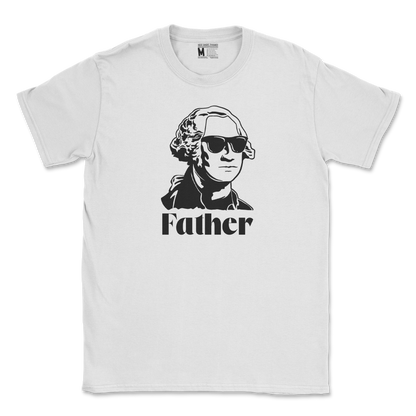 Gildan SoftStyle T-Shirt Father  in White