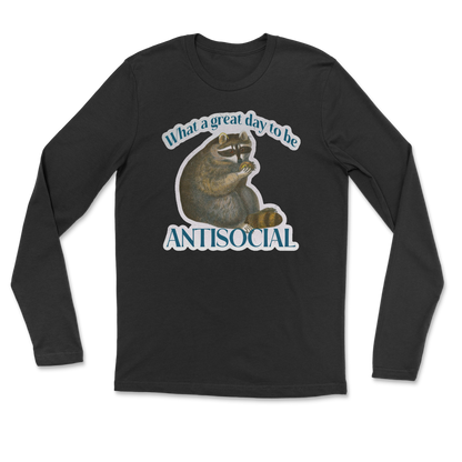 Heavy Blend Long Sleeve Antisocial in Black