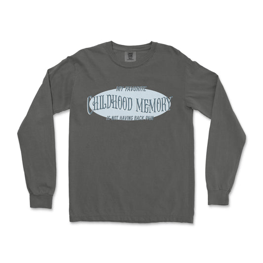 Comfort Colors Long Sleeve Childhood Memory in Pepper