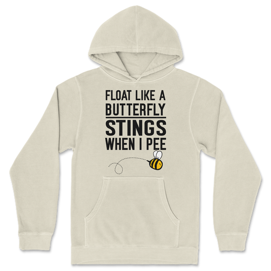 Independent Clothing Co. Hoodie Stings When I Pee in Ivory