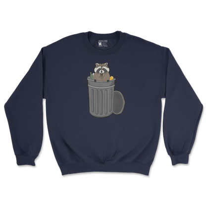 Gildan SoftStyle Crew Neck Trash Panda Enthusiast in Navy