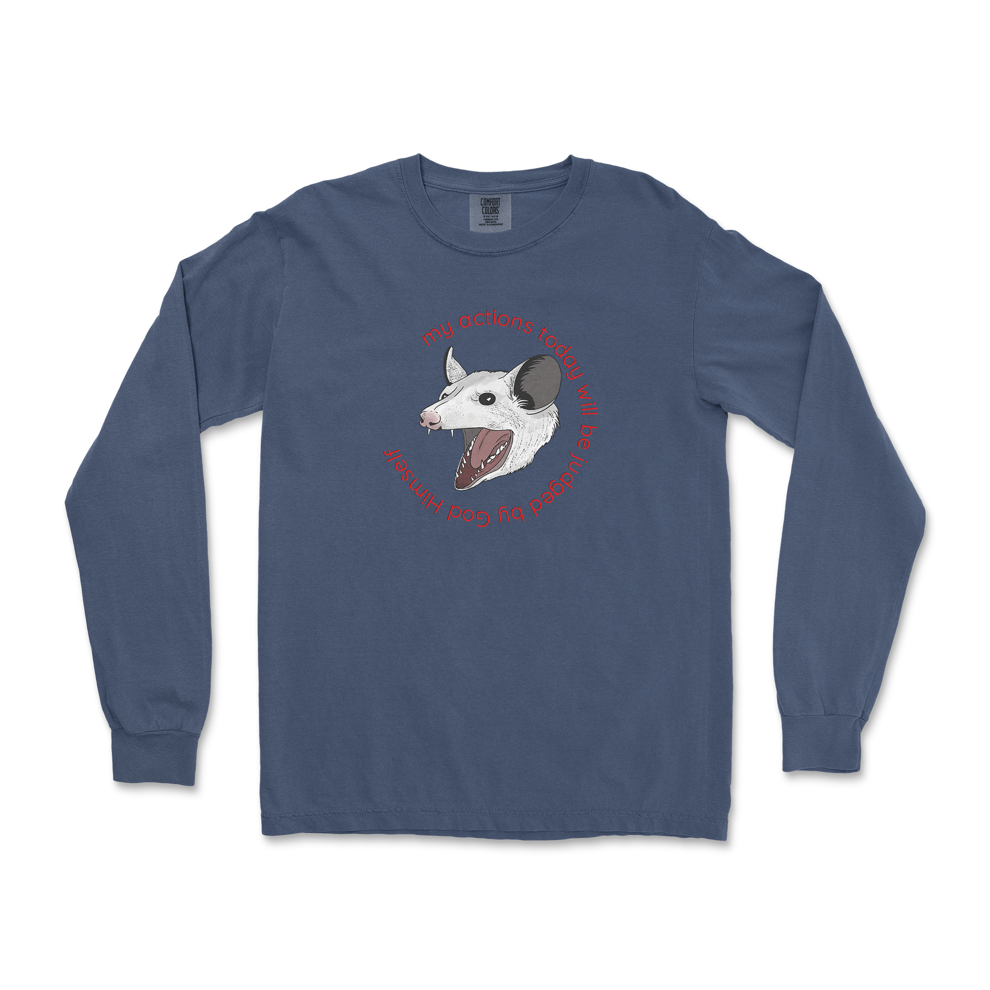 Comfort Colors Long Sleeve in Midnight