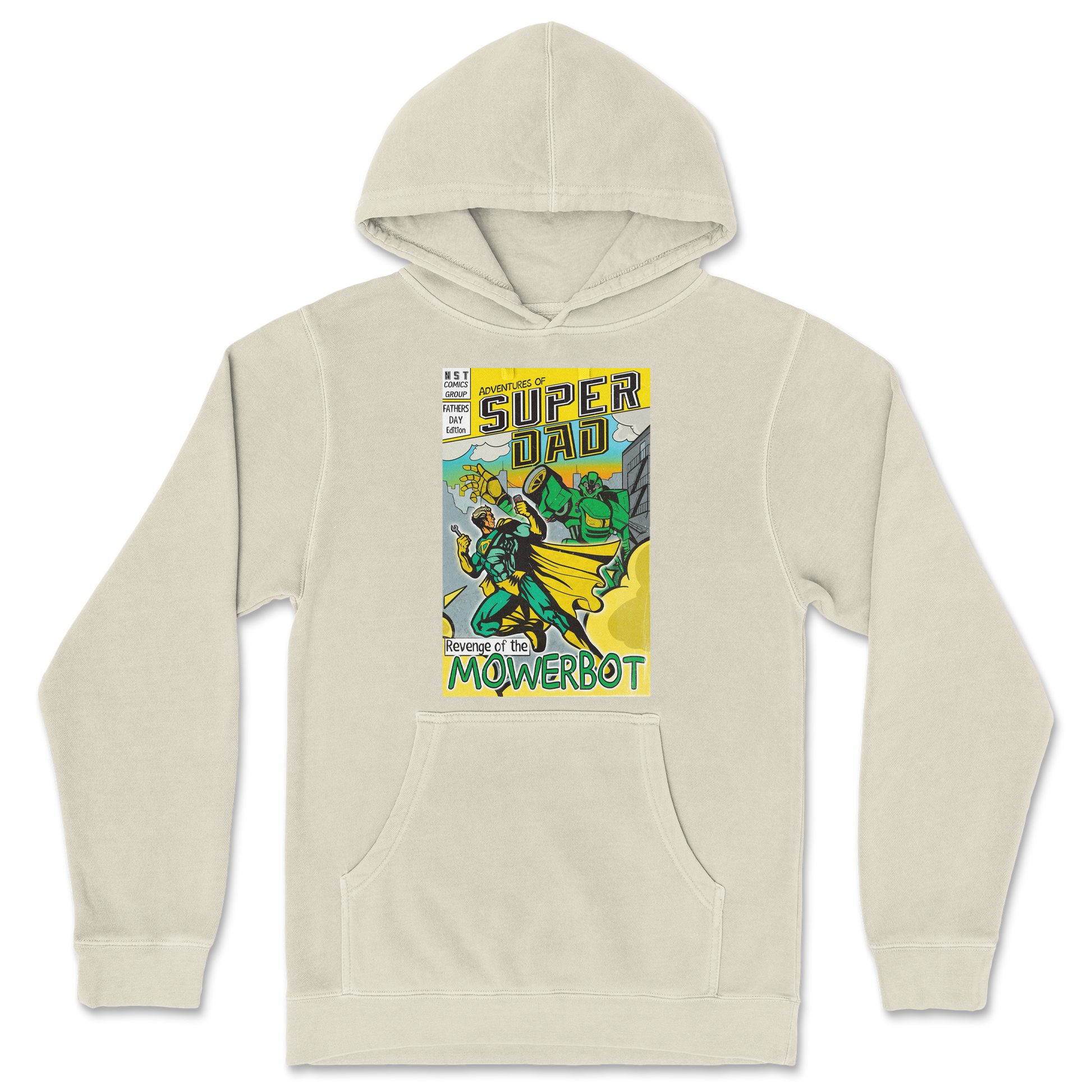 Independent Clothing Co. Hoodie Super Dad in Ivory