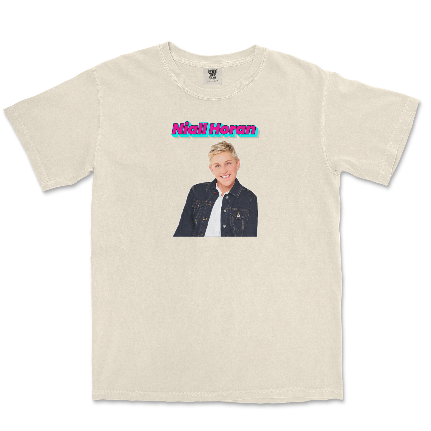 Comfort Colors T-Shirt Niall Horan in Ivory