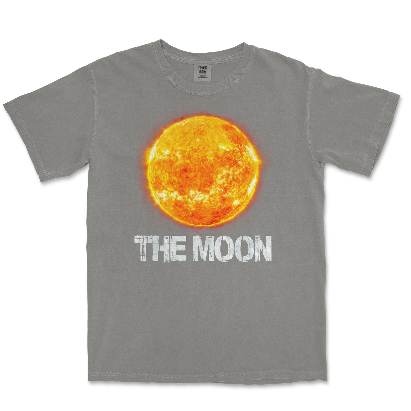 Comfort Colors T-Shirt the moon in Grey