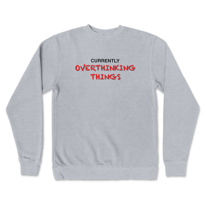 Independent Clothing Co. Crew Neck For Our Lil Overthinker in GreyHeather