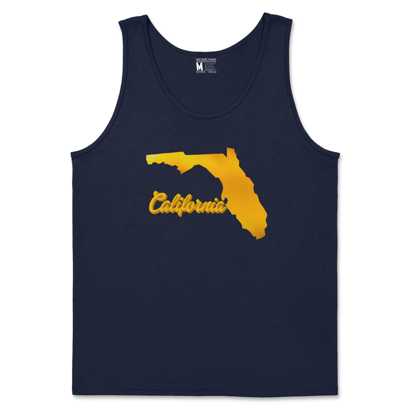 Gildan SoftStyle Tank Top California in Navy