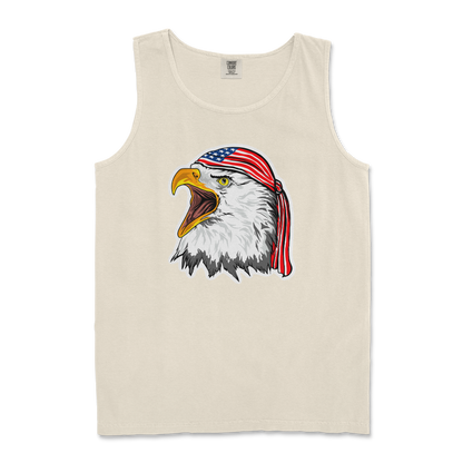 Comfort Colors Tank Top Freedom Eagle in Ivory