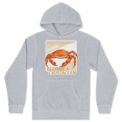 Independent Clothing Co. Hoodie Embrace the Crab in Grey Heather