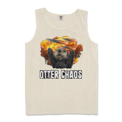 Comfort Colors Tank Top Otter Chaos in Ivory