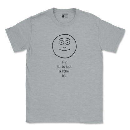 Gildan SoftStyle T-Shirt Hurts A Little Bit in Sports Grey