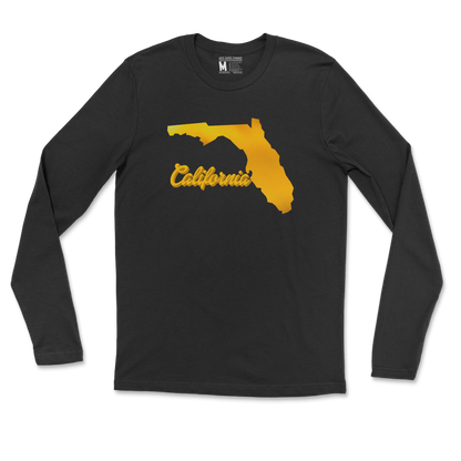 Gildan SoftStyle Long Sleeve California in Black