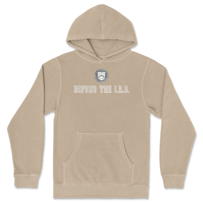 Independent Clothing Co. Hoodie Defund The I.R.S. in Sandstone