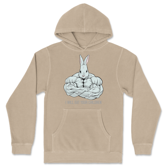 Independent Clothing Co. Hoodie Scary Rabbit in Sandstone