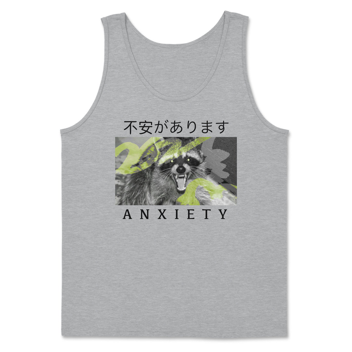 Heavy Blend Tank Top Anxiety in Sports Grey