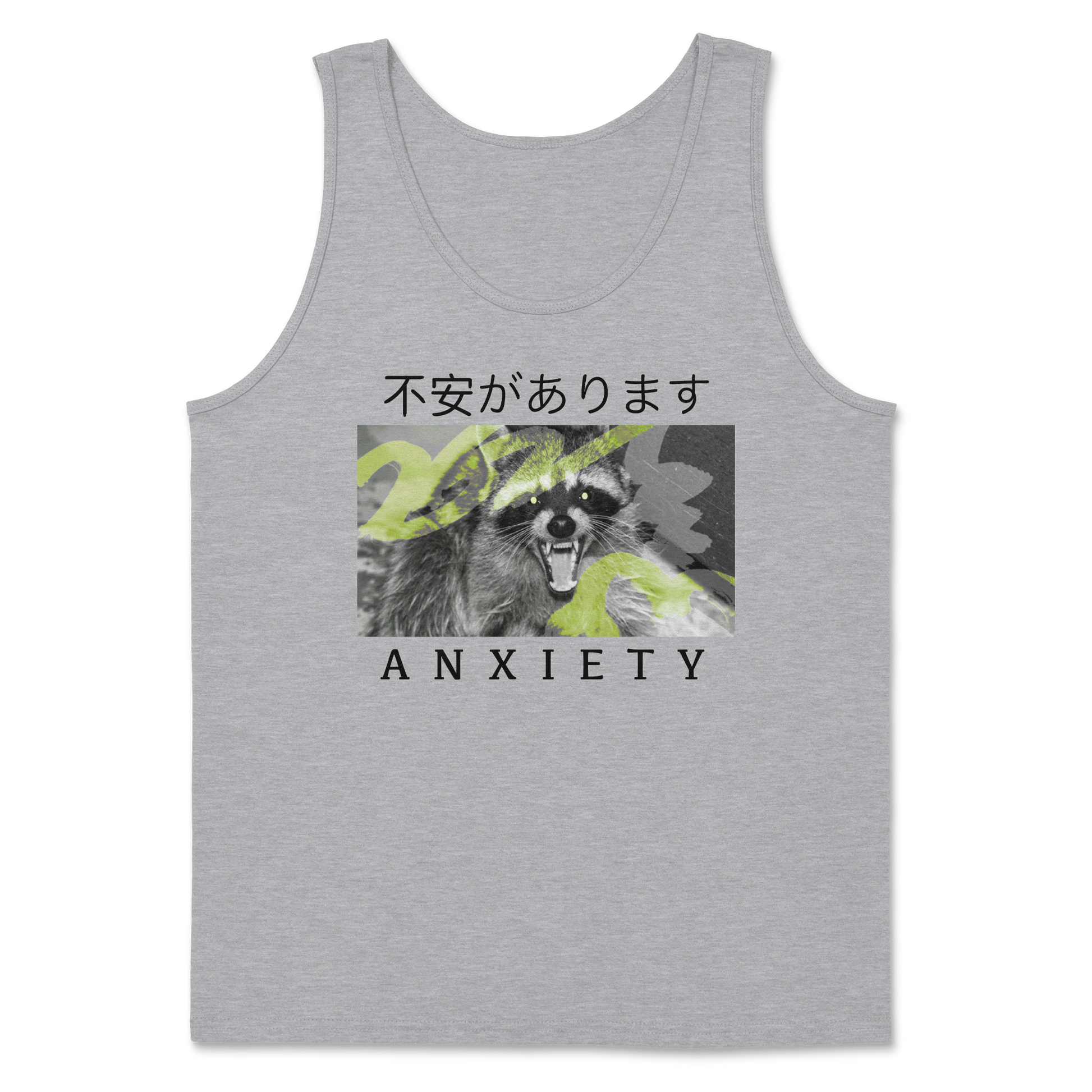 Heavy Blend Tank Top Anxiety in Sports Grey