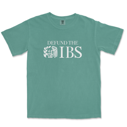 Comfort Colors T-Shirt Defund The IBS in LightGreen