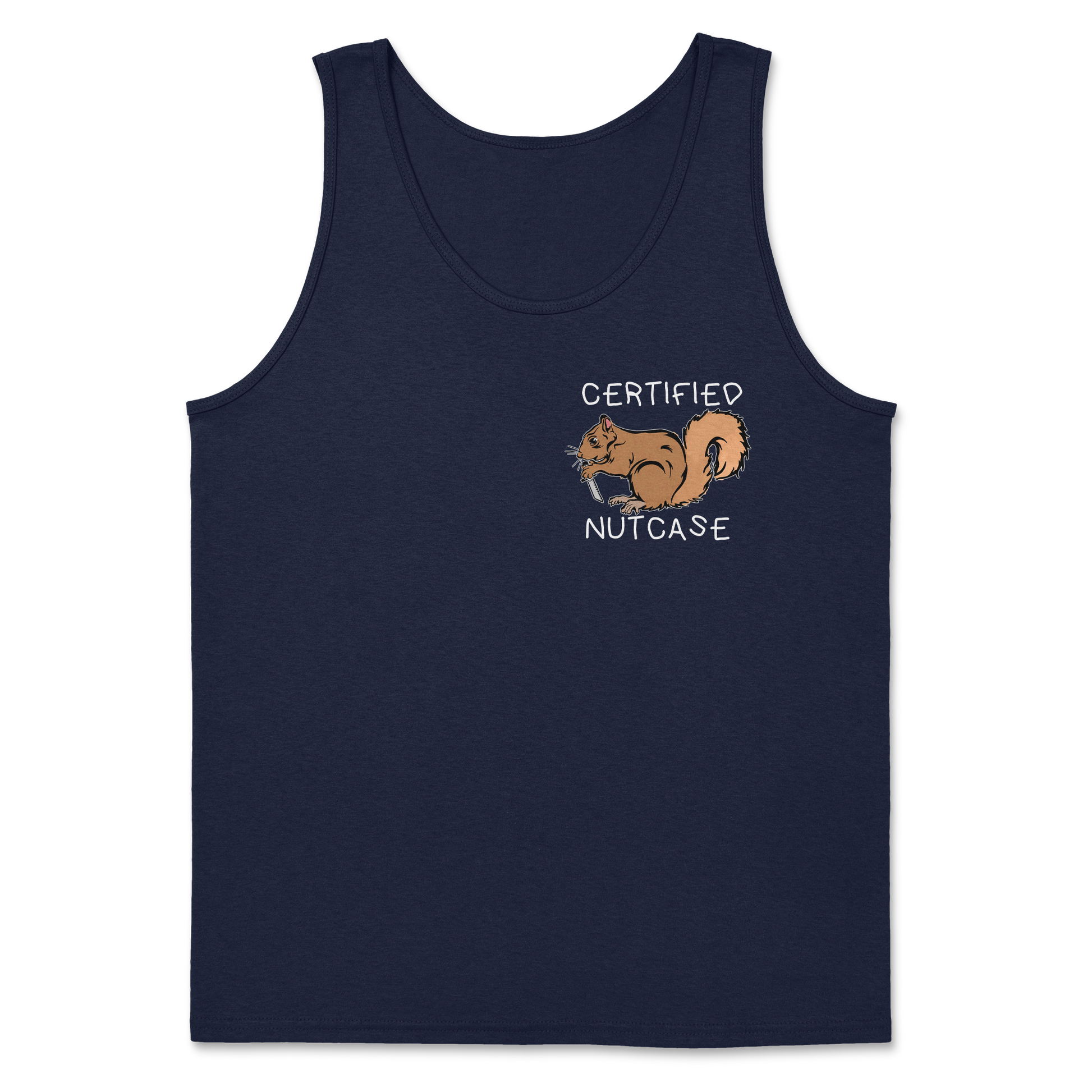 The Nice Shirt Tank Top Nutcase  in Navy