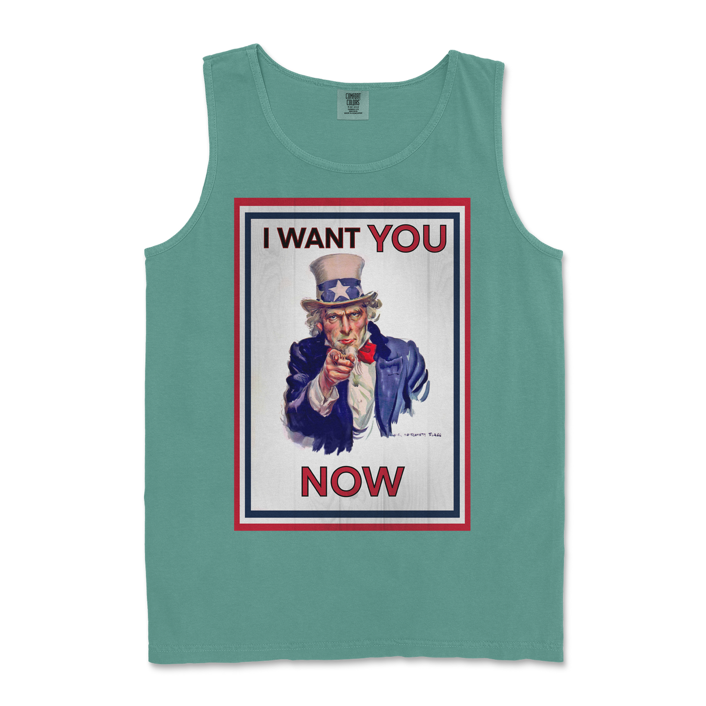 Comfort Colors Tank Top Daddy Sam in LightGreen