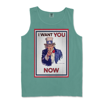 Comfort Colors Tank Top Daddy Sam in LightGreen