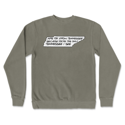 Independent Clothing Co. Crew Neck Tennessee in Army