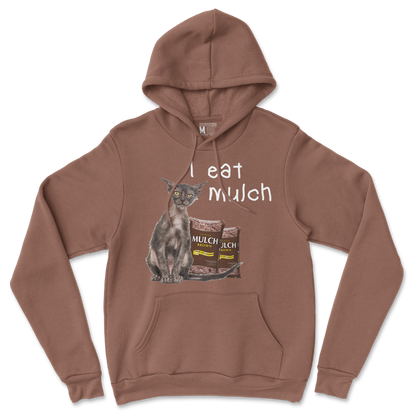 Gildan SoftStyle Hoodie I Eat Mulch in Cocoa