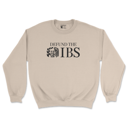 Gildan SoftStyle Crew Neck Defund The IBS in Sand