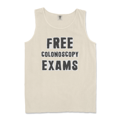 Comfort Colors Tank Top Free Colonoscopy Exams in Ivory