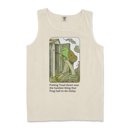 Comfort Colors Tank Top Frog and Toad  in Ivory