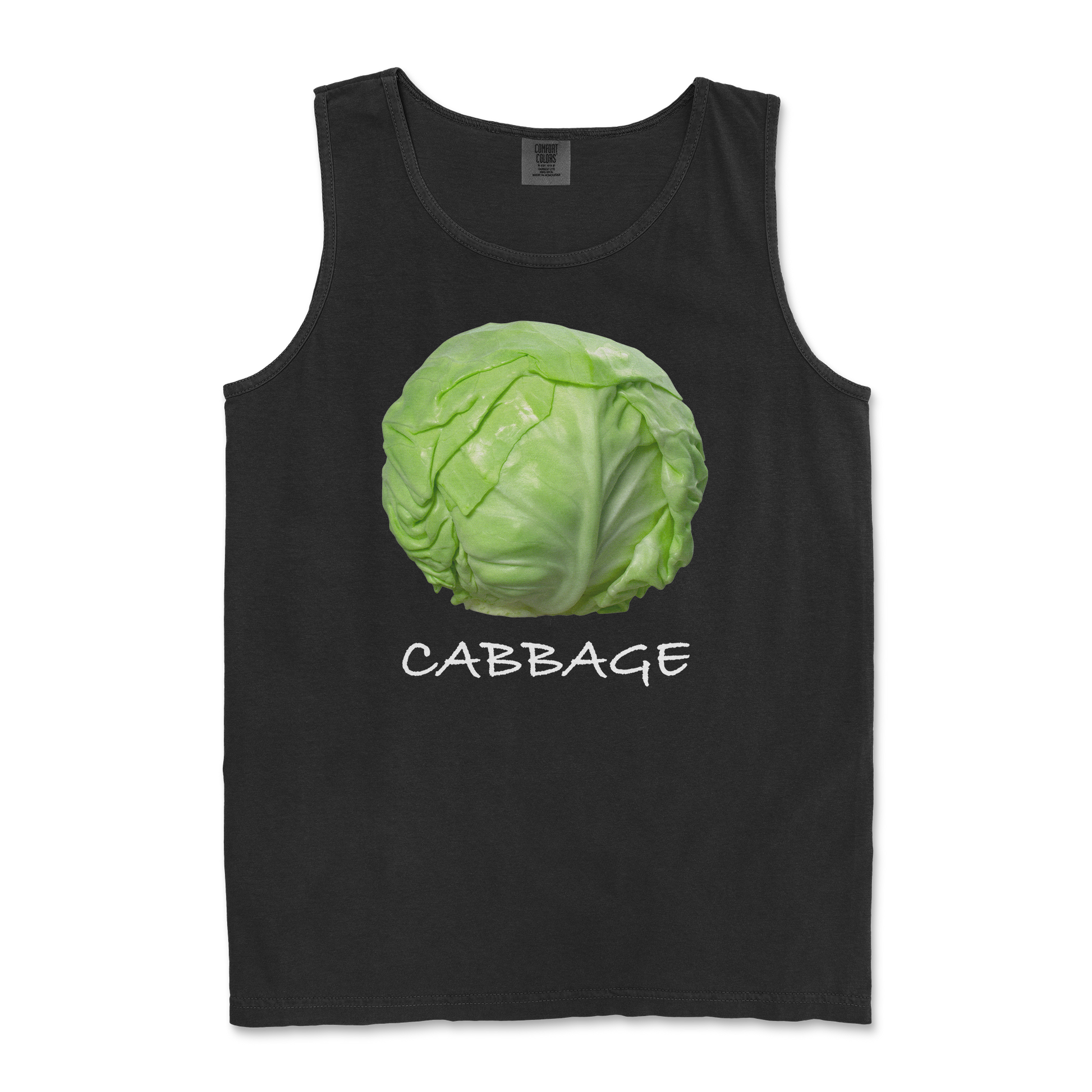 Comfort Colors Tank Top Cabbage in Black