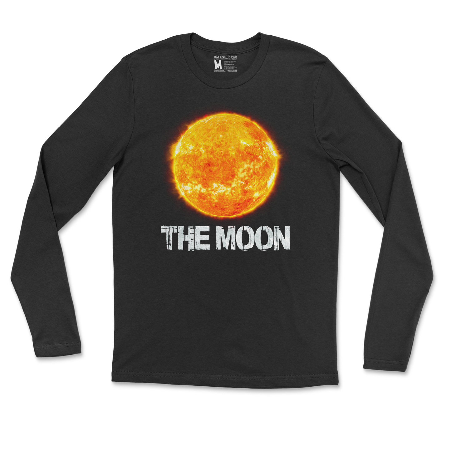 Heavy Blend Long Sleeve the moon in Black