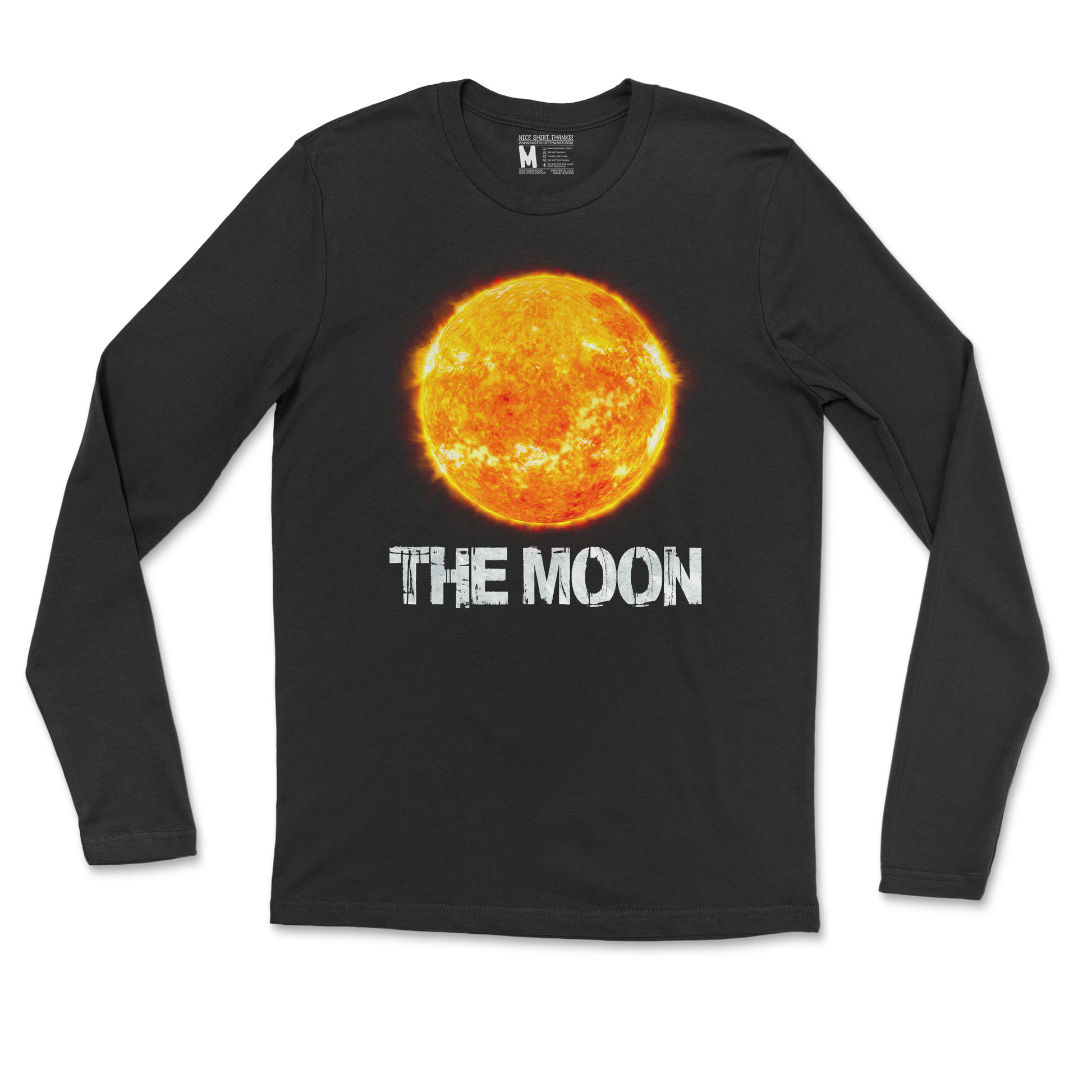 Heavy Blend Long Sleeve the moon in Black