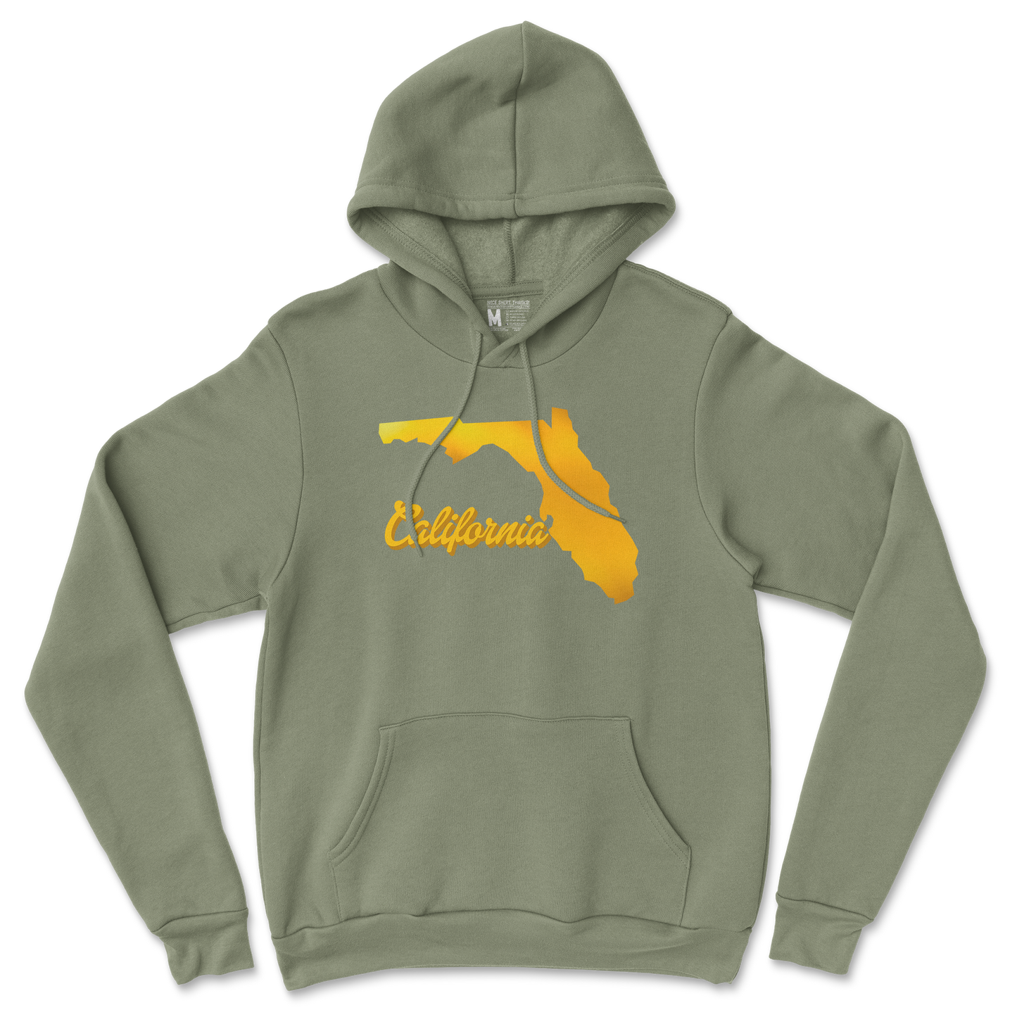 Gildan SoftStyle Hoodie California in Military Green