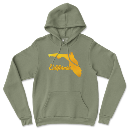 Gildan SoftStyle Hoodie California in Military Green