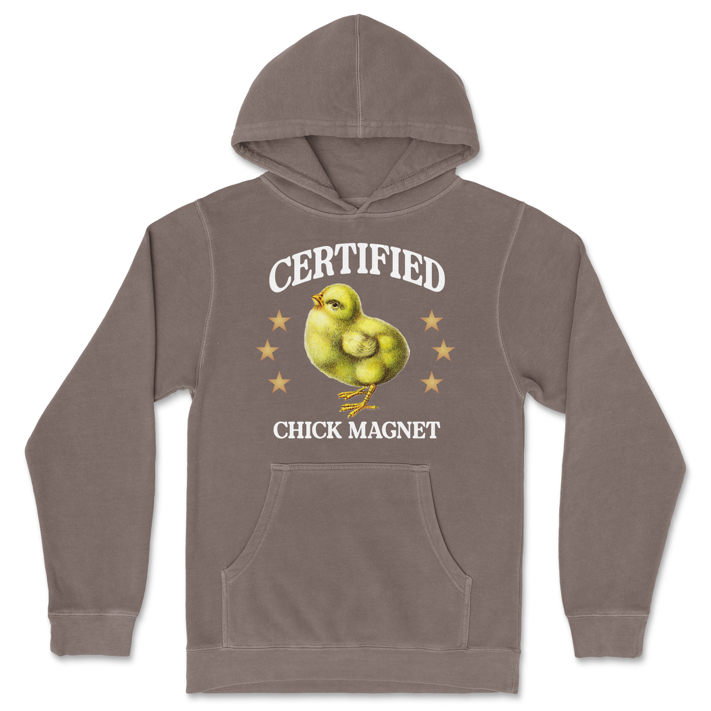 Independent Clothing Co. Hoodie Chick Magnet in Clay